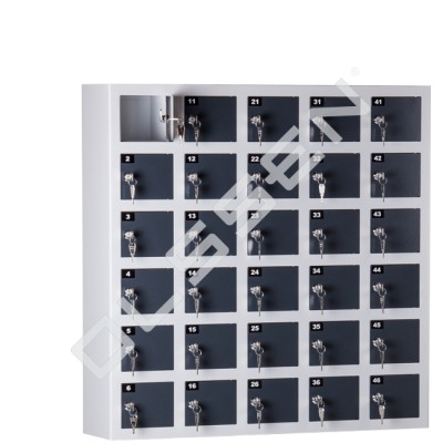 CAPSA canteen locker with 30 compartments (Extra sturdy - steel thickness 2.5 mm)